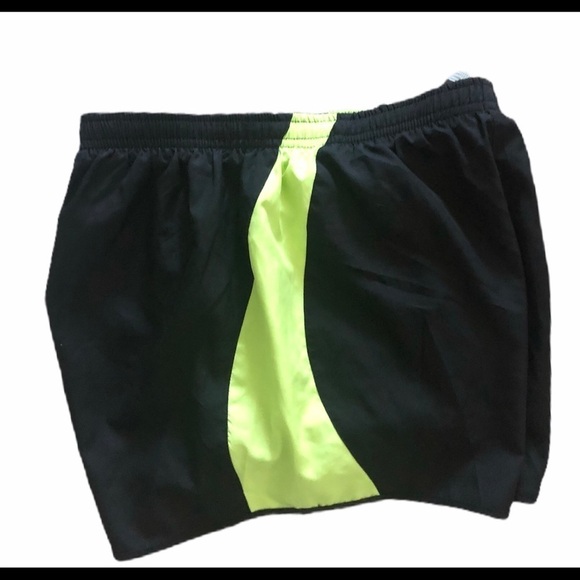 New Balance Running Track Shorts Black Lime Green Sz. S Sports Jogging - Picture 1 of 4